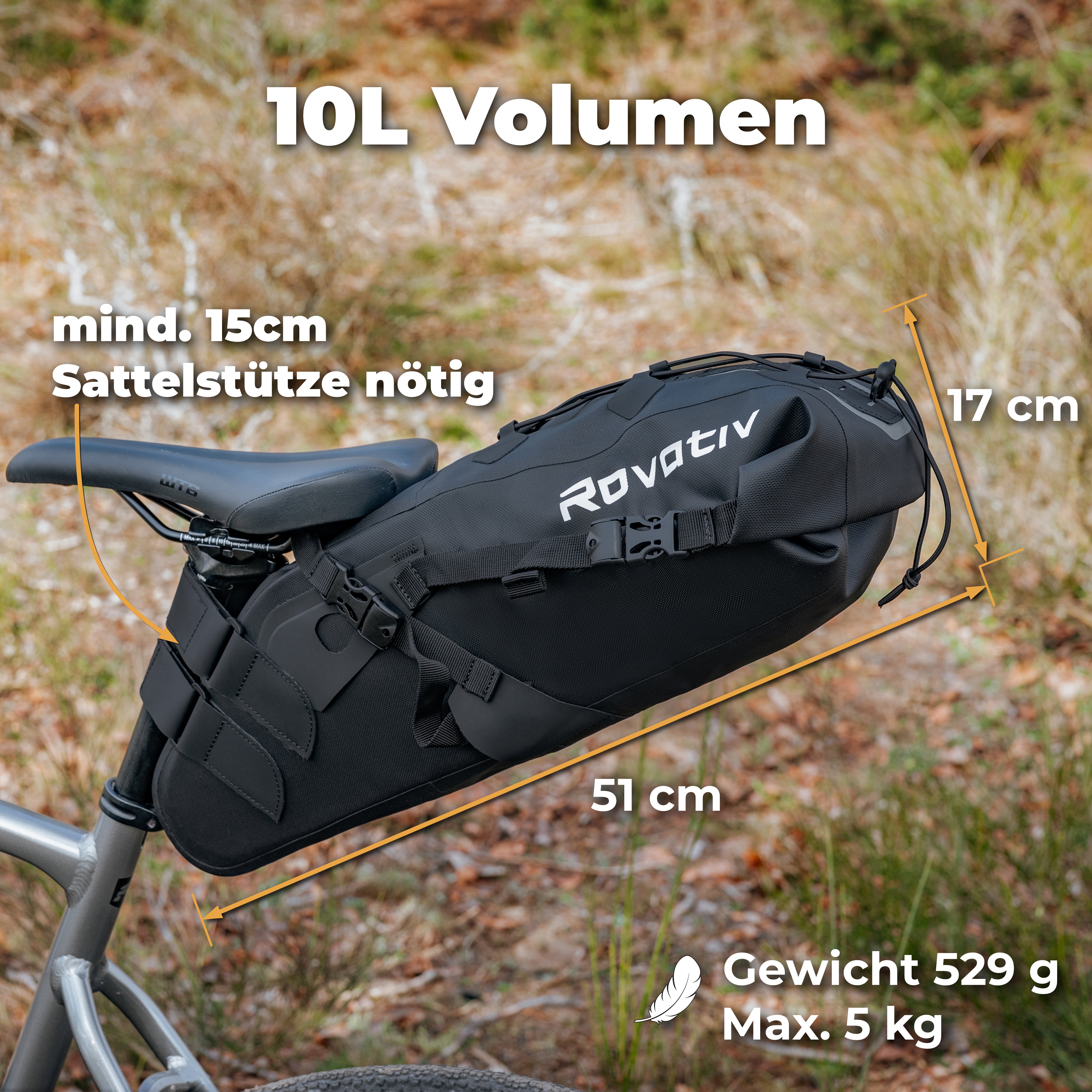 Satteltasche [10L]